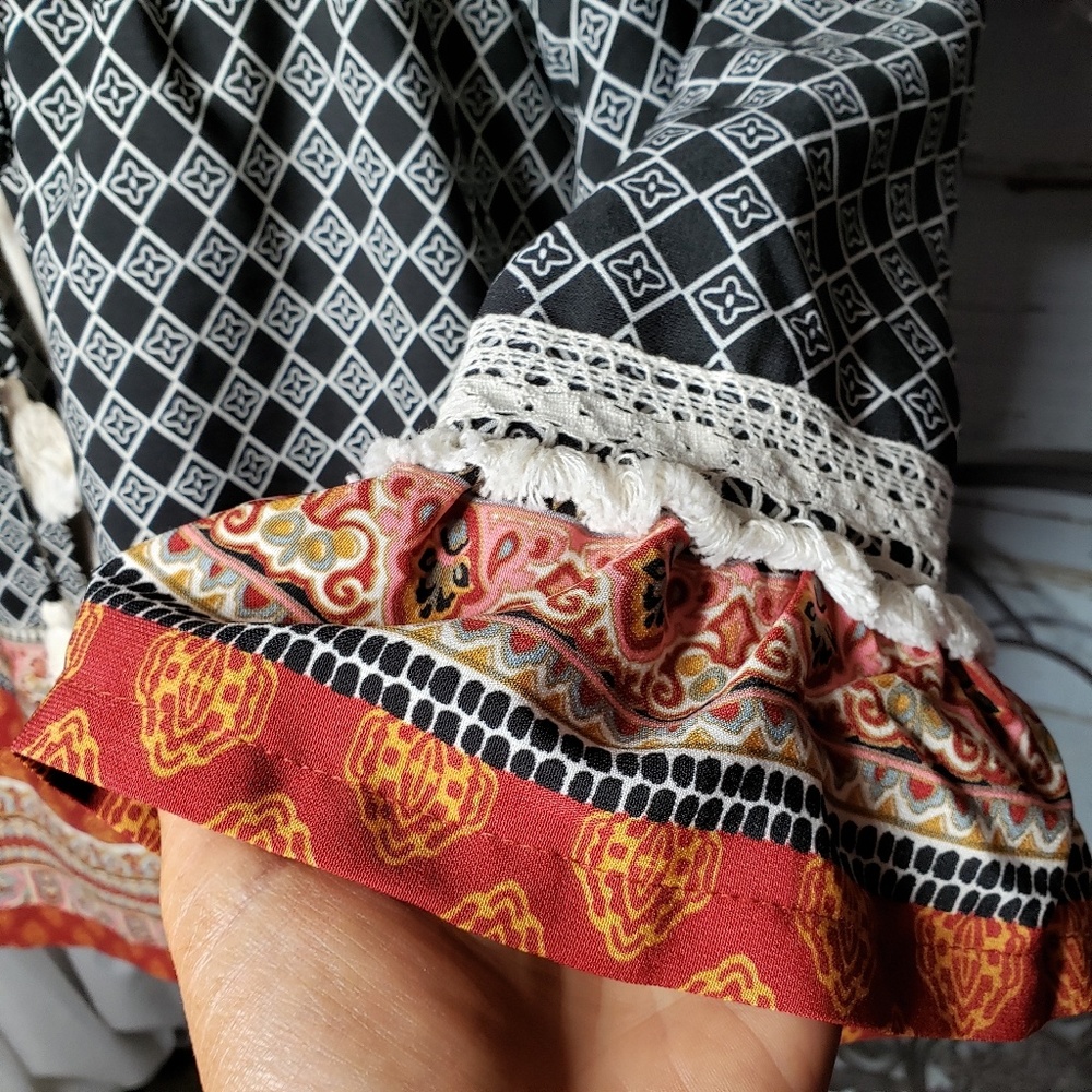 Boho chic plus size duster - Picture 4 of 6